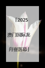2025澳门国际龙舟赛落幕