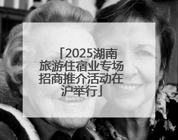 2025湖南旅游住宿业专场招商推介活动在沪举行