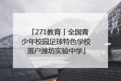 271教育丨全国青少年校园足球特色学校落户潍坊实验中学