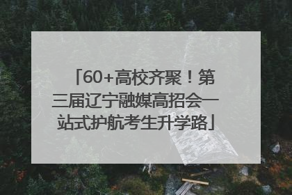 60+高校齐聚！第三届辽宁融媒高招会一站式护航考生升学路
